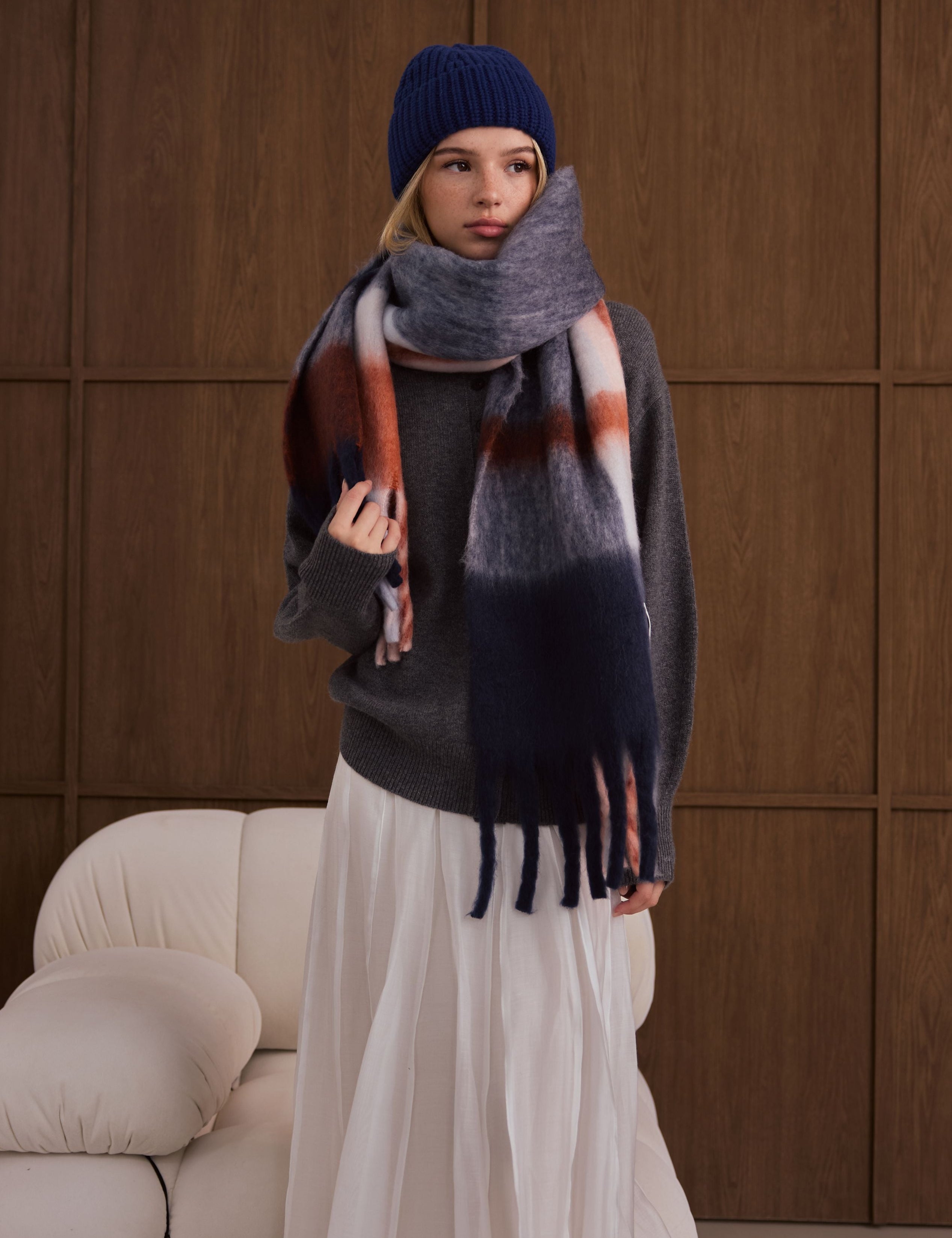 The Stockholm Scarf - Winter Lagoon