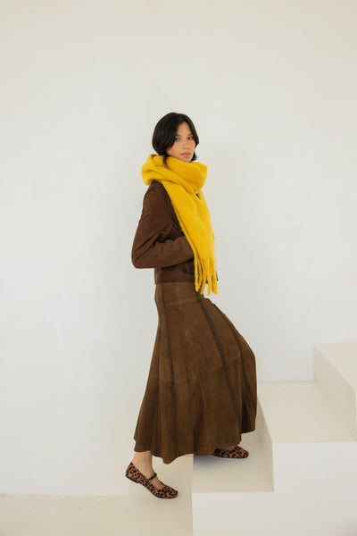 The 100% Recycled Stockholm Scarf - Arctic Fox & Co. - Amber Yellow