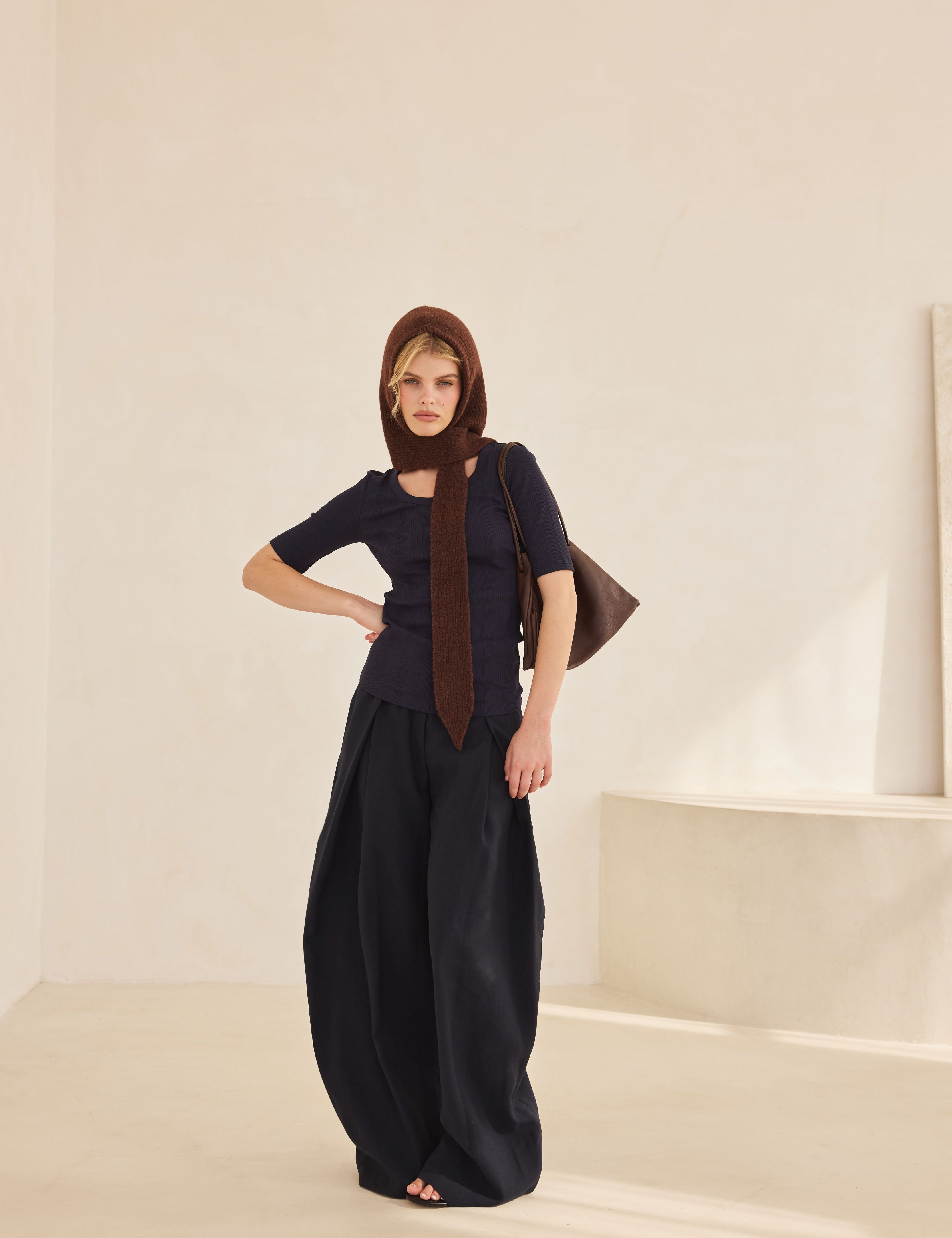 The Cocoon Everyday Bonnet - Dark Brown