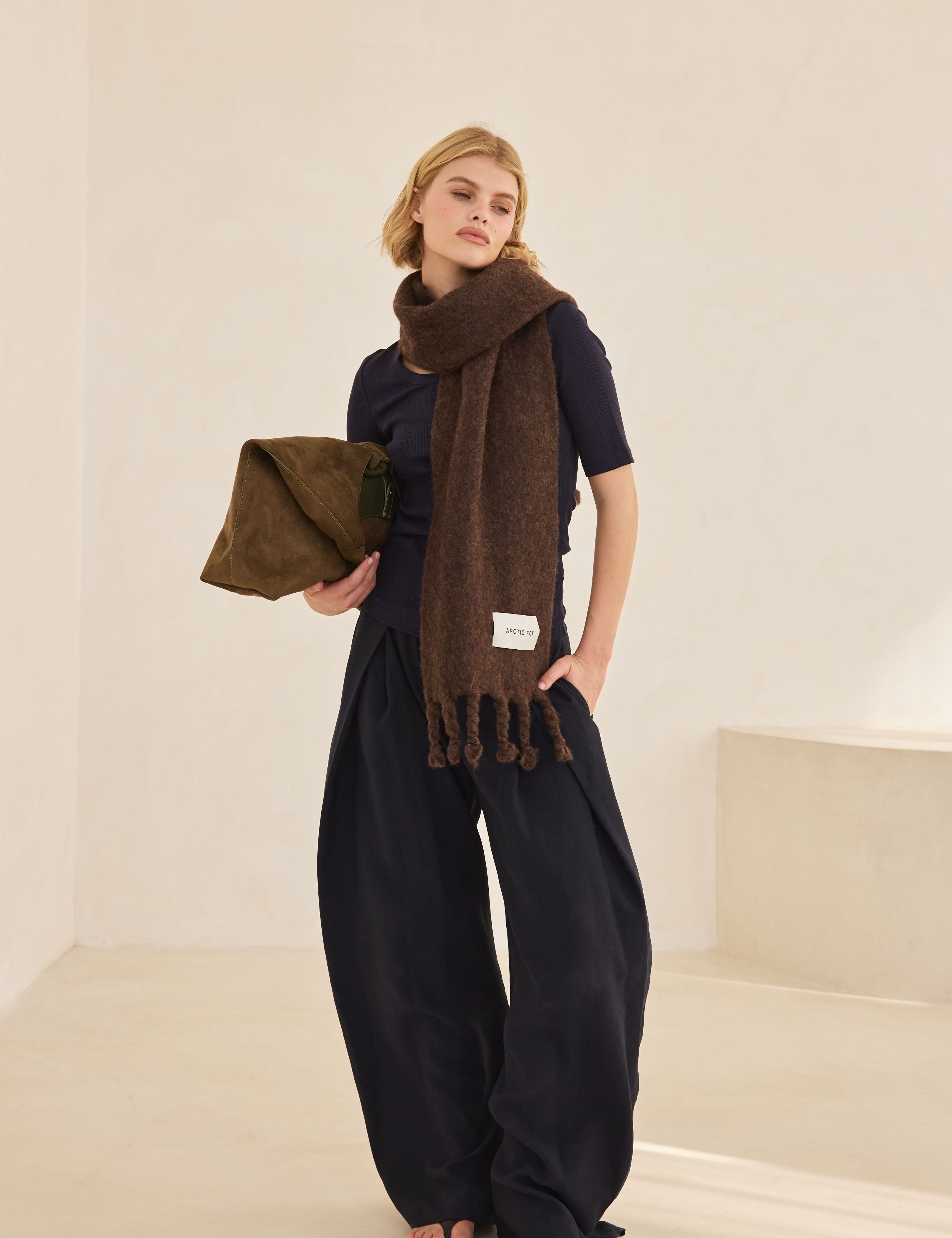 The Cloud Scarf - Earthly Brown