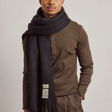 The Reykjavik Scarf with Wool - Black