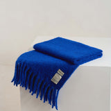 The Reykjavik Scarf with Wool - Electric Blue