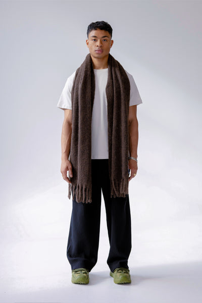arctic-fox-wool-scarf-brown-