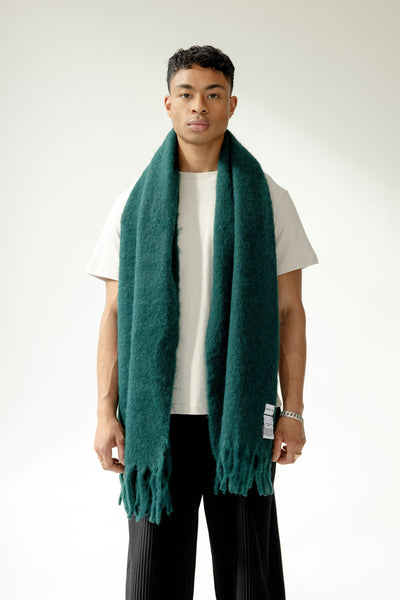The Reykjavik Wool Scarf - Arctic Fox & Co. - Dark Forest Green