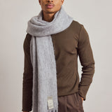 The Reykjavik Scarf with Wool - Grey