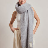 The Reykjavik Scarf with Wool - Grey